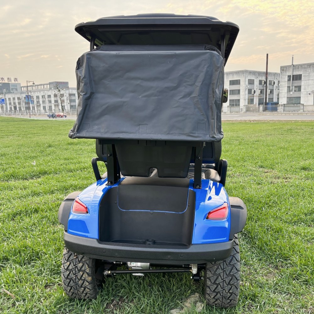 2023 New Model Style Factory 4 Seat Sightseeing Bus Club Cart Electric Golf Buggy Hunting Carts
