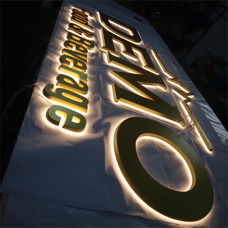Custom High Quality Inside Office Outdoor Company Sign LED Channel Letter Sign Business Sign 3D Letters