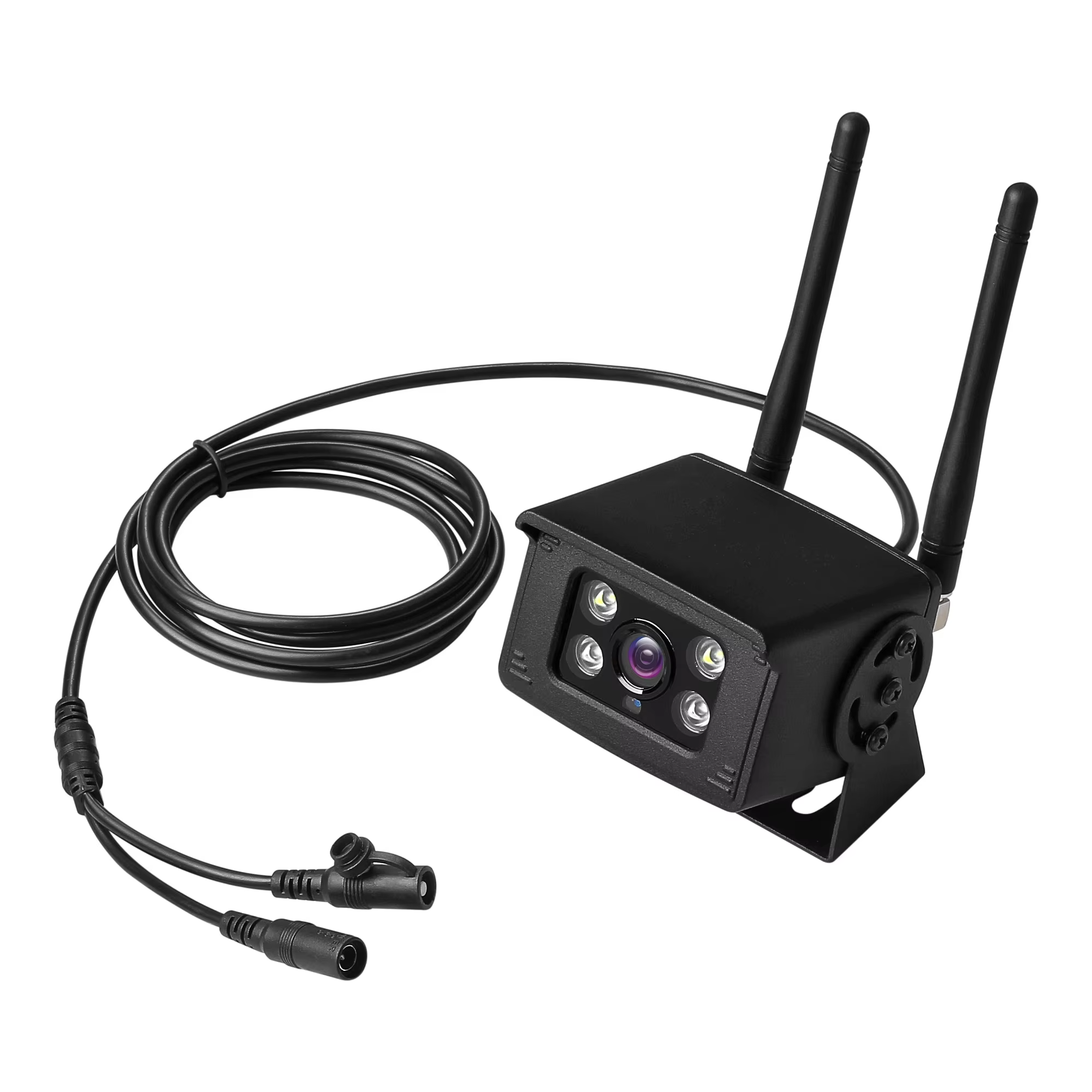 Camhipro 2MP 5MP 4G SIM Card LTE Camera for Bus Truck Vehicle Metal Case Security CCTV Camera Wireless for Outdoor with Power