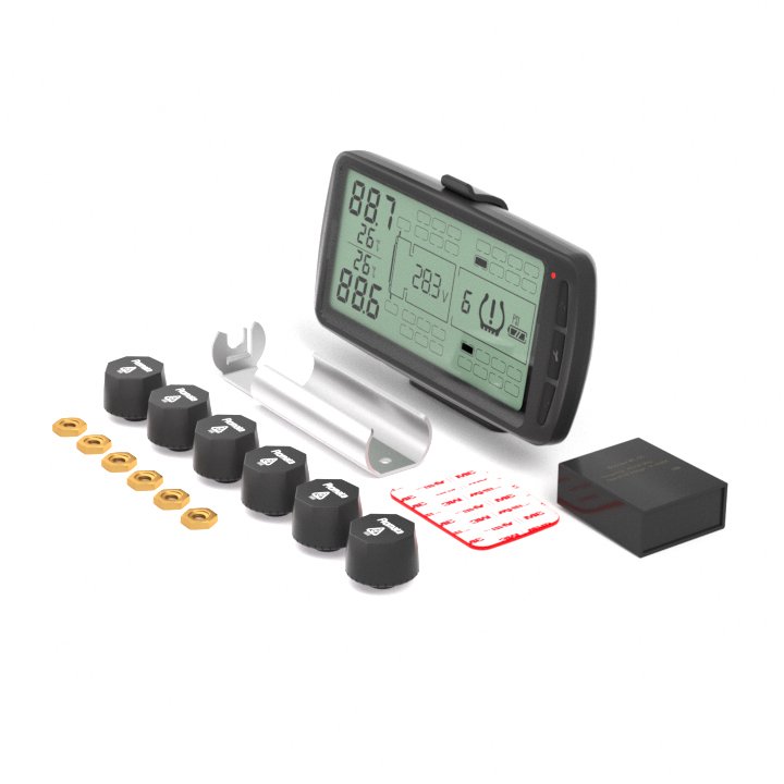 Automatic Trailer Hook Drop Truck Tire Pressure Monitoring System (Tpms) Factory Wholesale Truck Tpms for Road-Trains