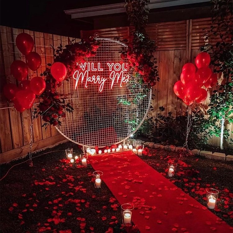 Engagement Led Wedding Will You Marry Me Led Neon Sign Custom Neon Sign Light for Party Decoration