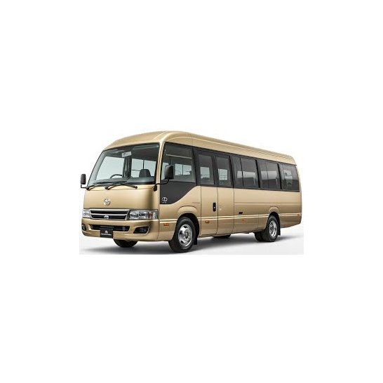 Year Used Toy-ota Coaster Bus 6GR Engine 17 Seats Mini Bus Toyo-ta Coaster Left Hand Drive Bus in Low Price