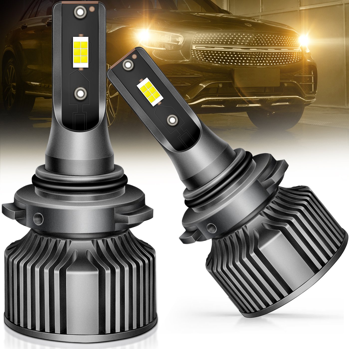 12V 50W Led Car Head Light Auto 9005 9006 9012 H13 H11B Led Headlight Bulb H7 H19 H8 H11 H4 Car Canbus Projector