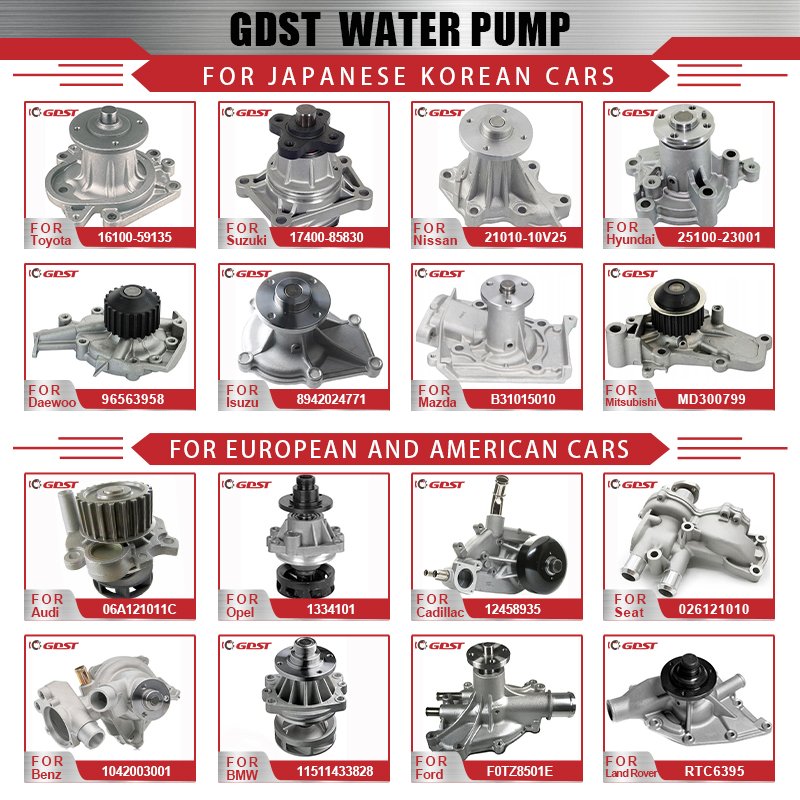 GDST Wholesale High Quality 21010-EA010 21010EA010 Auto Engine Cooling System Water Pump for NISSAN CARAVAN Bus NAVARA NV350