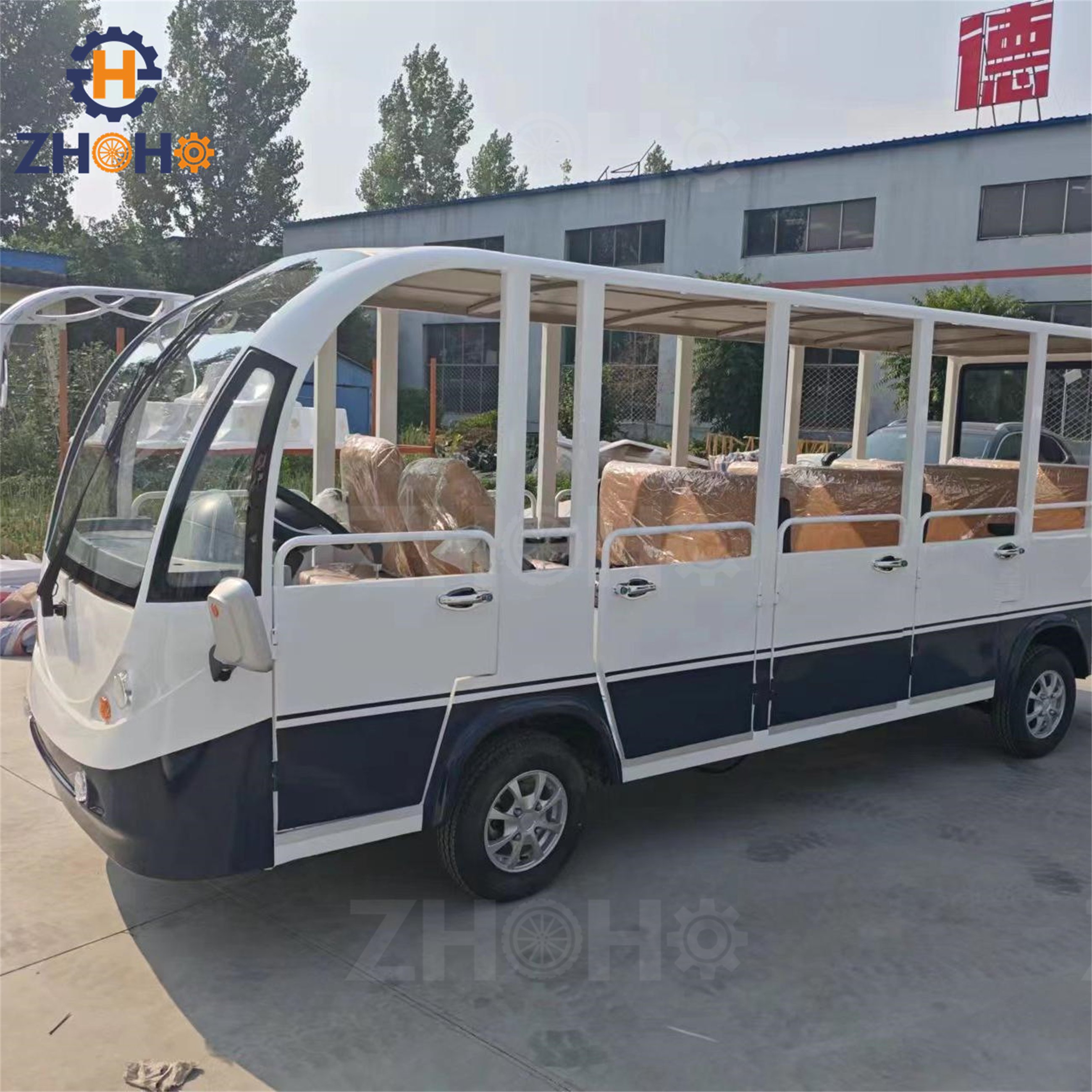 Wholesale Beautiful Designed Luxury Electric Tourist Sightseeing Luxury Passenger Tram for Sale at the Best Price