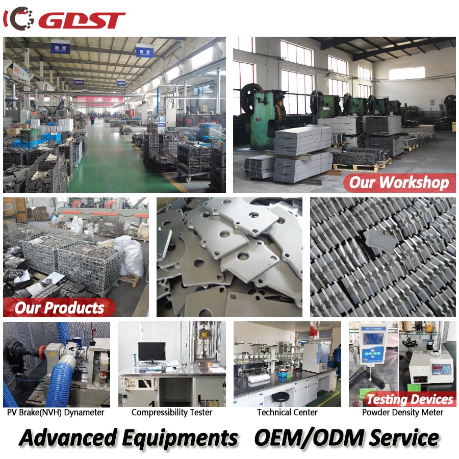 GDST Factory Hot Sale OEM D1344 04465-25040 Front Low-Metallic Low Dust Durable Automotive Brake Pads for Toyota Hiace Foton