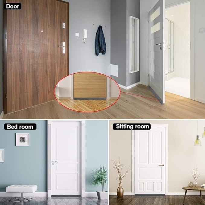Factory Wholesale Door Seal Self-adhesive Silicone Door Bottom Seam Bathroom Sliding Door Windproof Dust Sticker