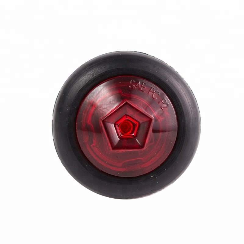 Low Price High Quality Small Round 3/4 Inch Led Trailer Marker Lights Truck Side Warning Tail Lights for Pickup RV Lorry Bus
