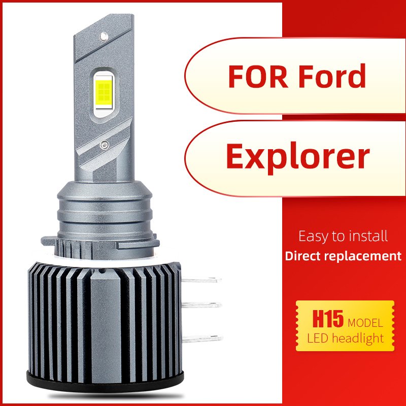 H15 Led Canbus Headlight 60W 12000LM Car Light Bulbs on Cars 6500K Automobile Auto Lamp CPS Specifically for Ford Explorer