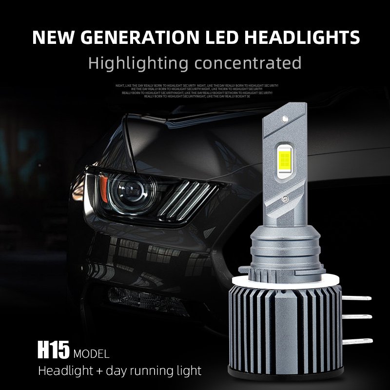 H15 Led Canbus Headlight 60W 12000LM Car Light Bulbs on Cars 6500K Automobile Auto Lamp CPS Specifically for Ford Explorer
