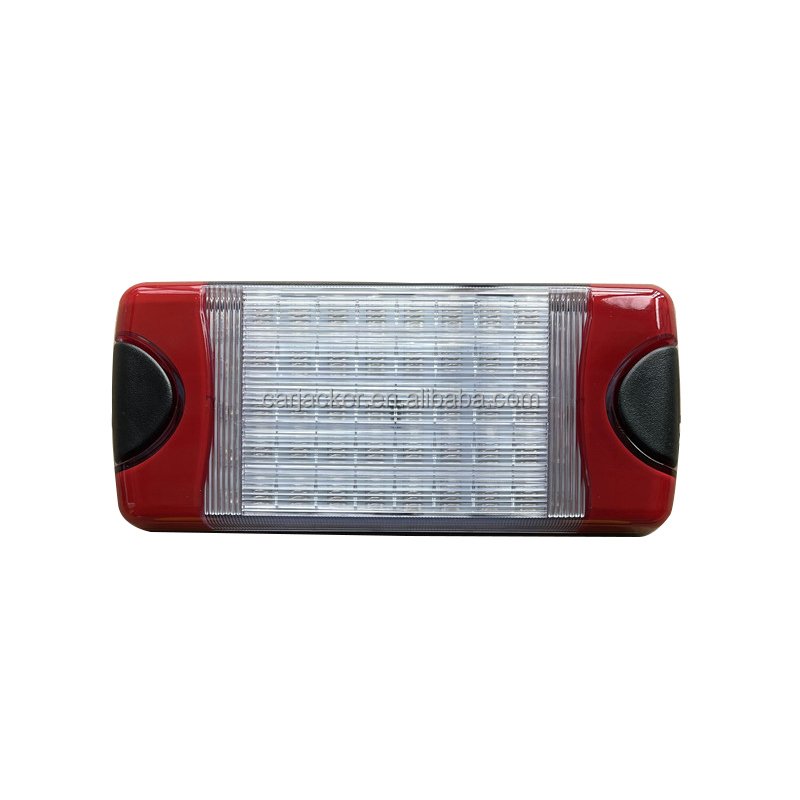 Red Amber LED Rear Direction Lamps Indicator / Stop / Tail Light Combination Taillights 12V 24V for Truck Bus Van Auto
