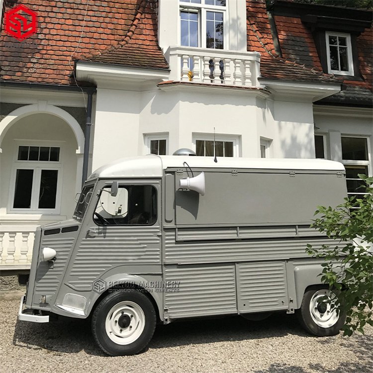 Factory Food Truck With Full Kitchen Mobile Kitchen Coffee Shop Van Electric Hot Dog Food Cart Ice Cream Truck