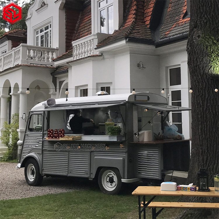 Factory Food Truck With Full Kitchen Mobile Kitchen Coffee Shop Van Electric Hot Dog Food Cart Ice Cream Truck