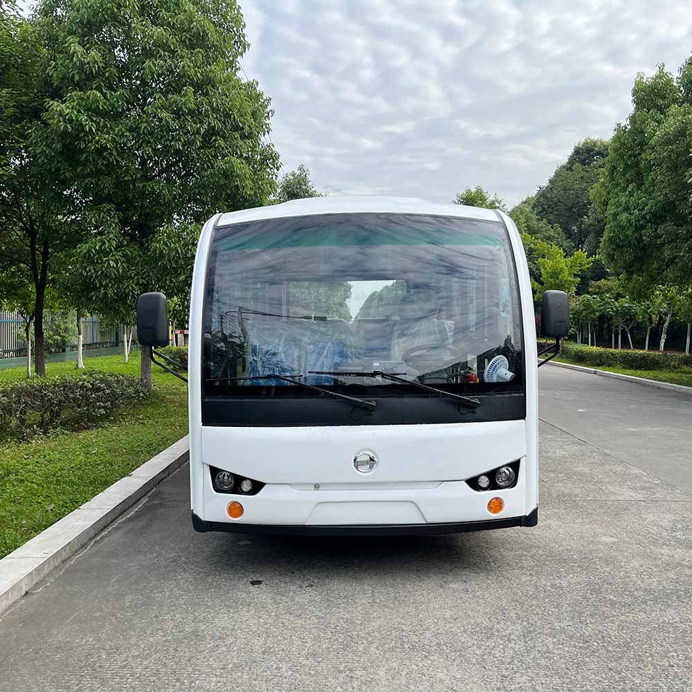 High Quality Enclosed 23 Seater Electric Sightseeing Tour Bus Tourist Sightseeing Bus For Sale