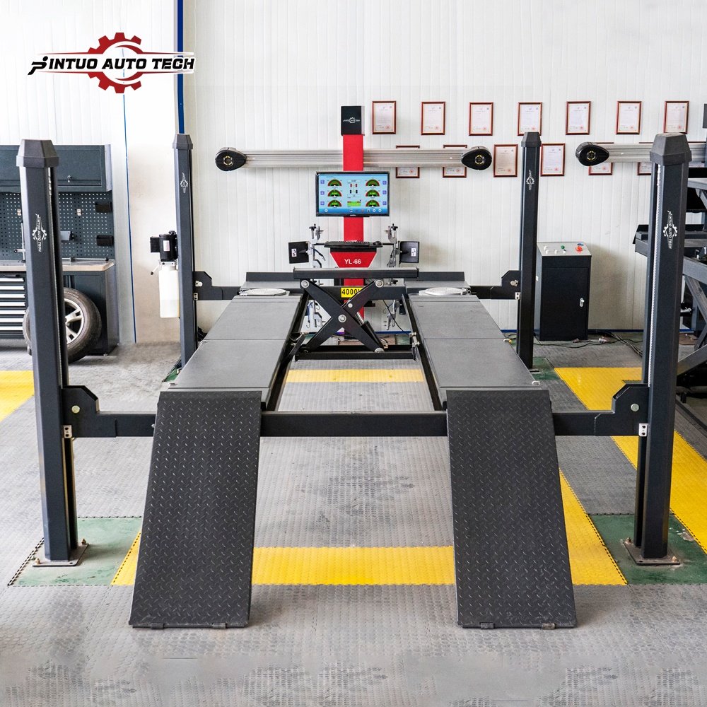 Jintuo Four 4 Post Lift 8,10,12,16 Ton Truck Bus Car Lift
