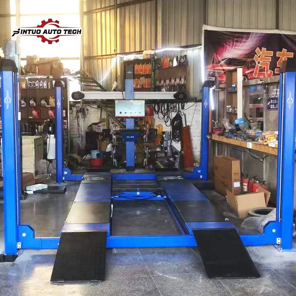 Jintuo Four 4 Post Lift 8,10,12,16 Ton Truck Bus Car Lift