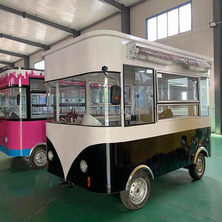 Outdoor Solar Powered Mobile Food Truck Mobile Food Cart Food Truck for Sale Ghana