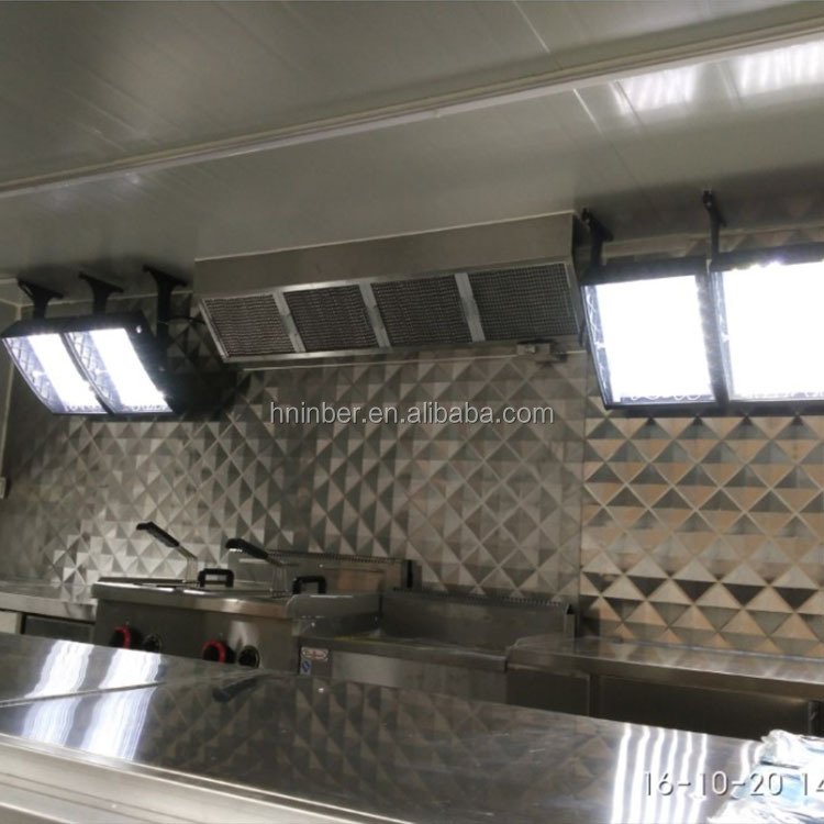 Outdoor Solar Powered Mobile Food Truck Mobile Food Cart Food Truck for Sale Ghana
