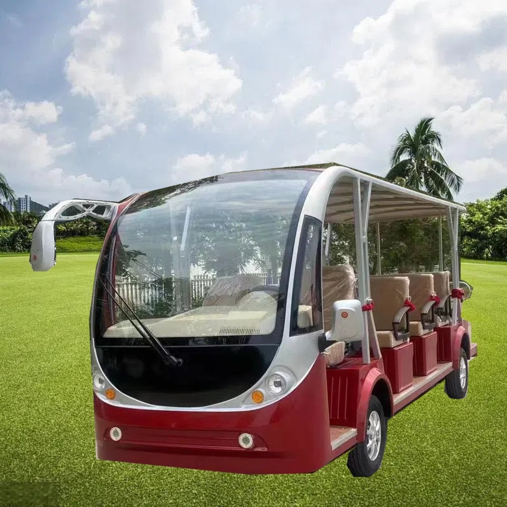 Fashionable Sightseeing Club Car Shuttle Bus 8 11 14 17 20 23 Seats Electric Mini Bus