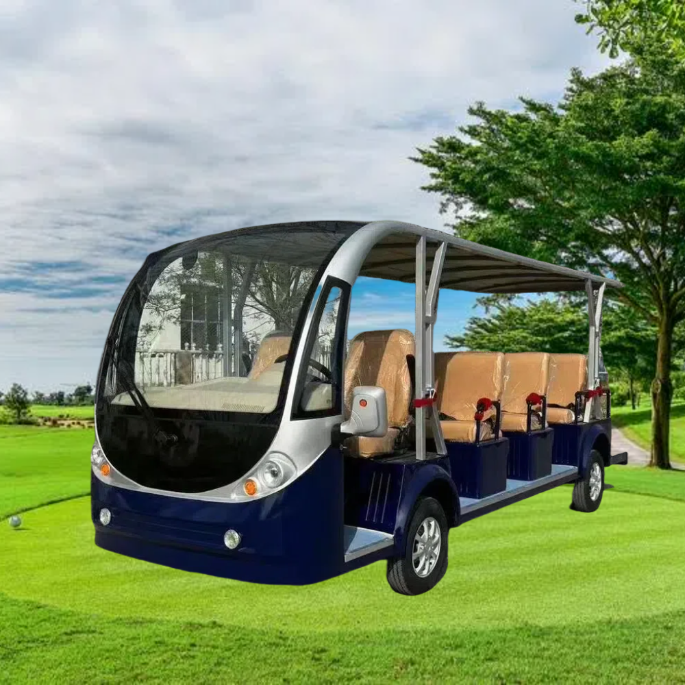 Fashionable Sightseeing Club Car Shuttle Bus 8 11 14 17 20 23 Seats Electric Mini Bus