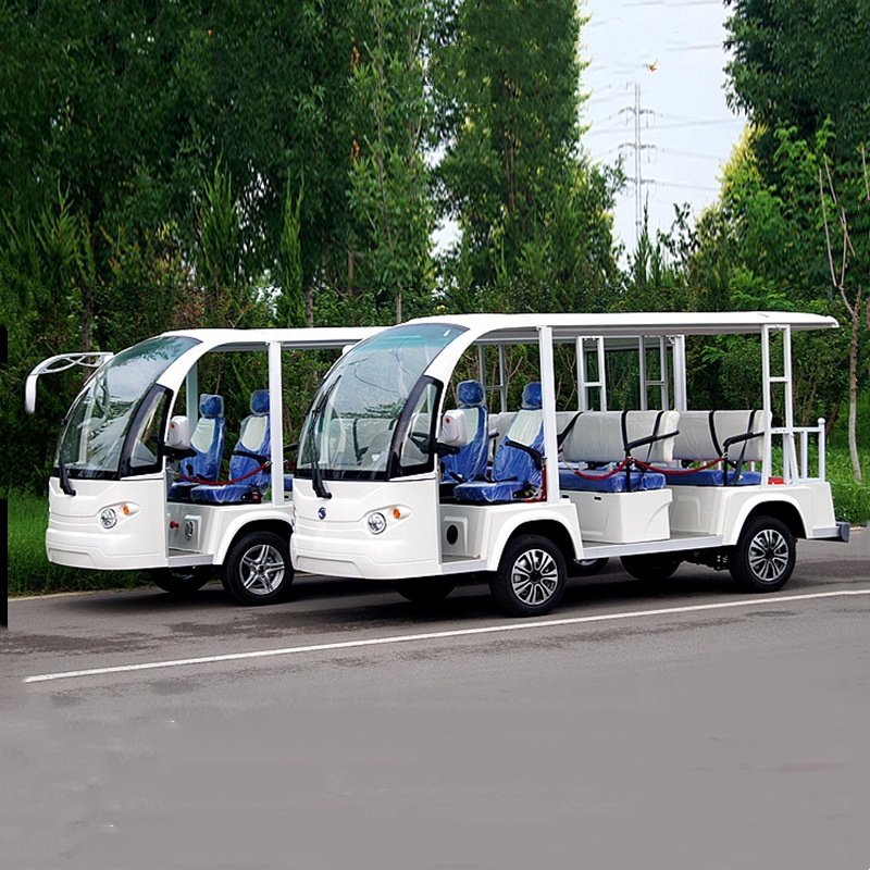 Custom 8-23 Seats Mini Open Roof Tour Bus Electric Four-wheel Drive Sale