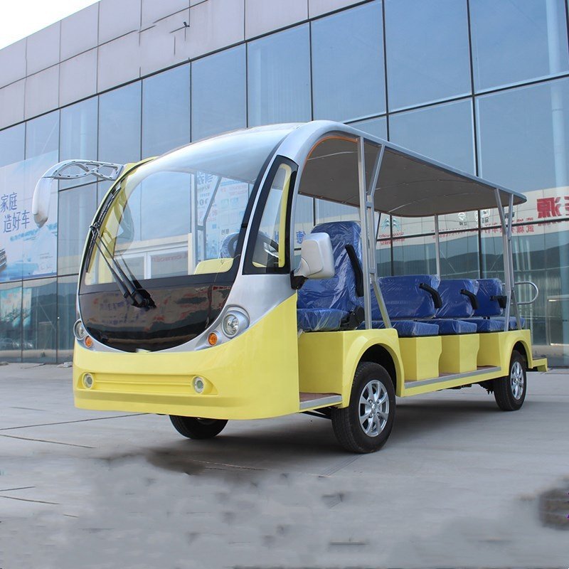 Custom 8-23 Seats Mini Open Roof Tour Bus Electric Four-wheel Drive Sale