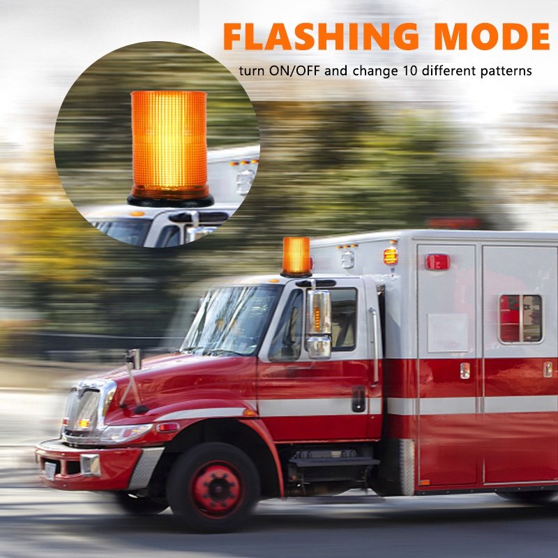 Led Beacon Warning Light for Ambulance Truck Strobe Light Waterproof