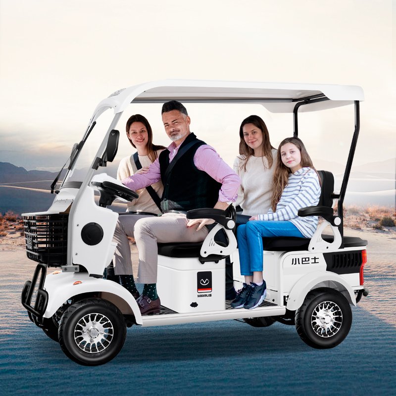 MINIBUSEV Electric Four-wheeler E900 for the Elderly Dual-purpose Leisure Parent-child Electric Home Transportation