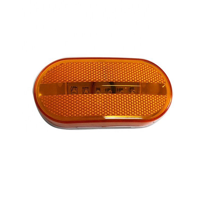 Red Amber White 4.4'' 6leds Semi Trailers Lorry Trail Car Tow Truck LED Side Marker Light