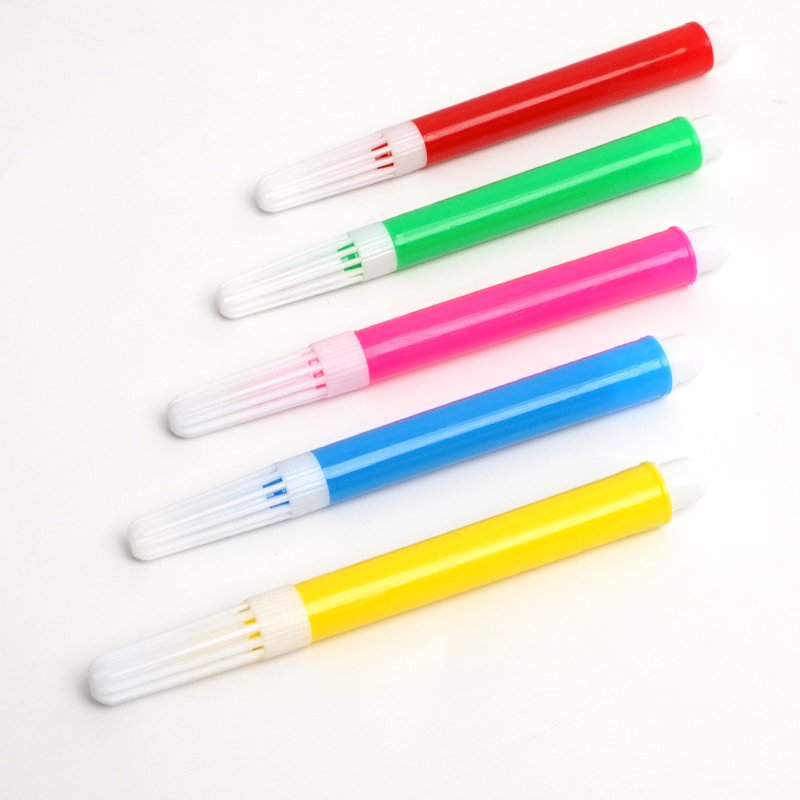 Wholesale 3D Inflatable Coloring Paper Balloon Toy Bus Balloon Educational 3D Painting Toy with Wheels for Kids