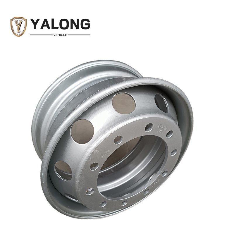 Silvery Tube Wheel Rim 8/10 Holes 8.00-20 Truck Wheels Trailer Wheel Rim Supplier in China