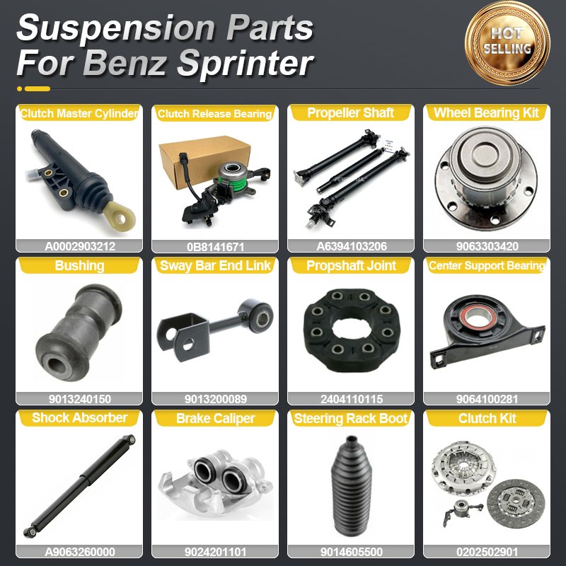 PERFECTRAIL Car Accessories Auto Engine Suspension Body Kit Spare Parts for Mercedes Benz Sprinter Van 901 902 903 906 907