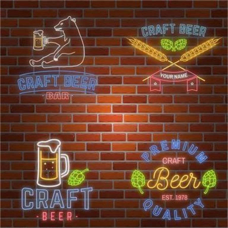 Beer Mugs Neon Sign Light LED Cup Modeling Wine Glass Nightlight Decoration Baby Room Home Shop for Party Wedding Birthday