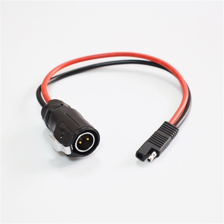 10AWG Pure Copper Wire Fast Battery Connector Solar PV Accessories SAE to LP20 Aviation Plug Wire 40cm