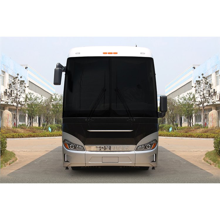 BONLUCK 6x4 Coach Bus 75 Seats 6X4 with Competitive Price Used Luxury Bus Coaster Chinese 3 Wheel Motorcycle Manual Euro 3 > 50