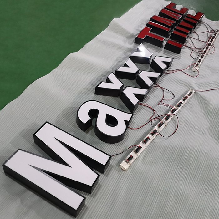 High Quality Stainless Steel Light Letters Led Outdoor Lighted Letter Sign