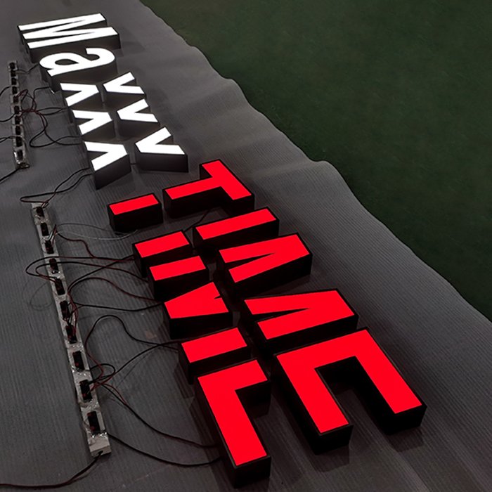 High Quality Stainless Steel Light Letters Led Outdoor Lighted Letter Sign