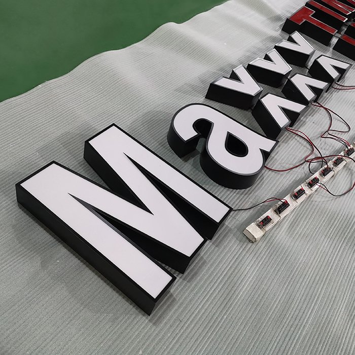 High Quality Stainless Steel Light Letters Led Outdoor Lighted Letter Sign