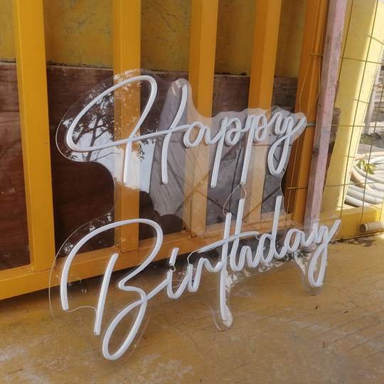Rebow Dropshipping No MOQ Happy Birthday Neon Sign