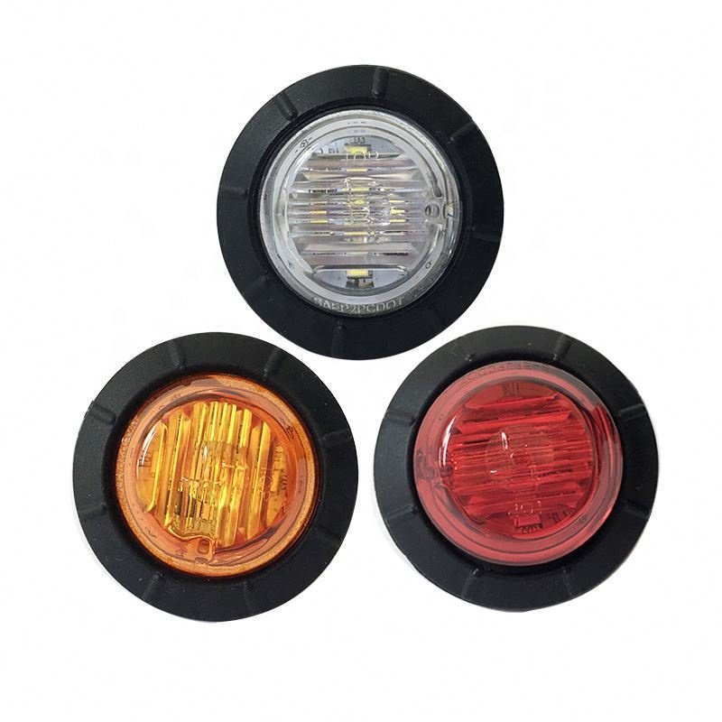 12v Car Accessories Side Marker Light Wheel Lights for Truck Quad Row Dot Trailer Lights