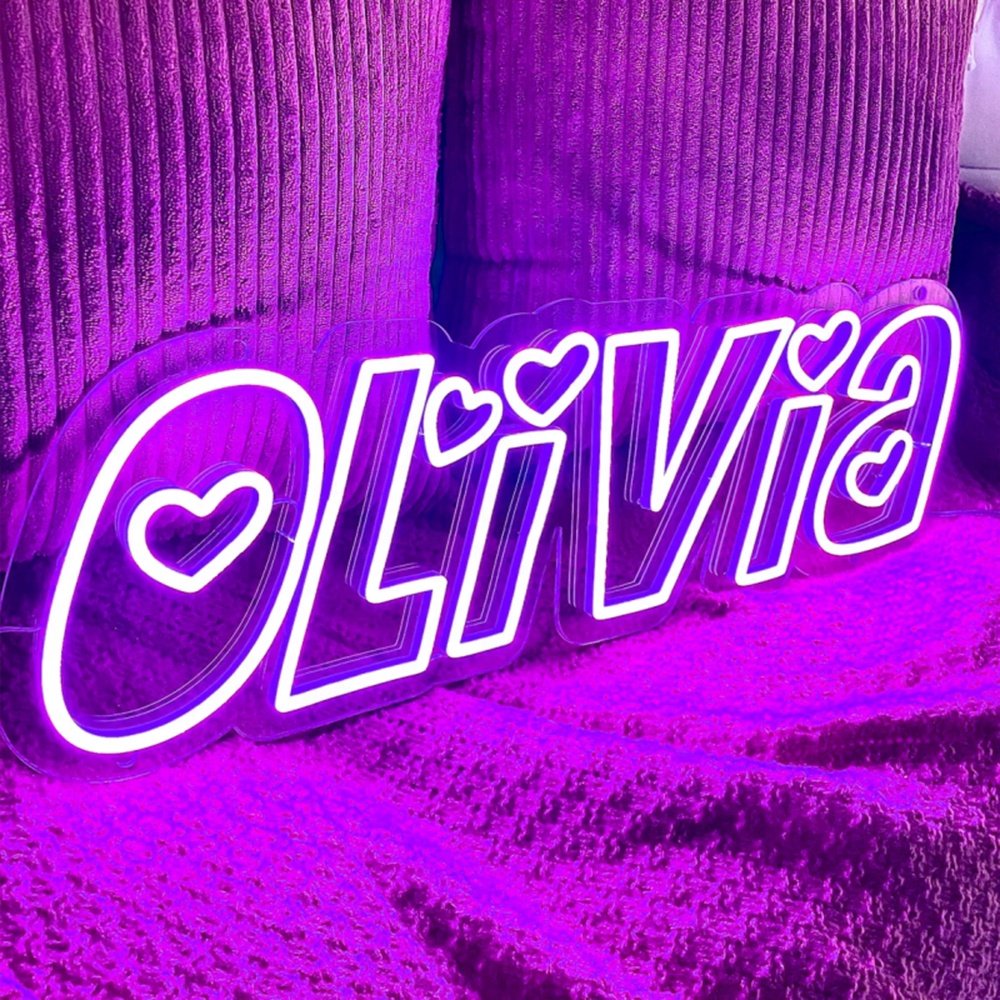 Custom Store Business Name Led Light up Sign Personalized Name Sign Led Neon Light Design for Wall Decoration