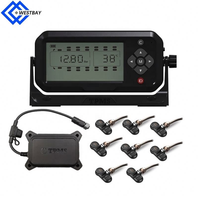Westbay 6 8 10 12 14 16 18 22 24 26 Wheel RS232 Digital Receiver for Truck Tire Pressure Monitoring System Tire Gauges