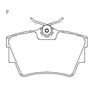 SDCX D808 FDB1516 GDB1479 Auto Parts Car Brake Pad Rear Ceramic Break Pads for Rear Brake