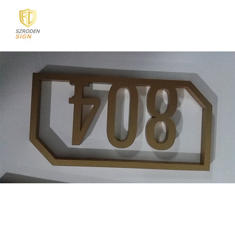 Door Plates Hotel Door Number Light Custom Apartment House Number Signage Door Sign Plate Room Number for Hotel