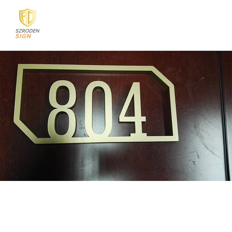 Door Plates Hotel Door Number Light Custom Apartment House Number Signage Door Sign Plate Room Number for Hotel