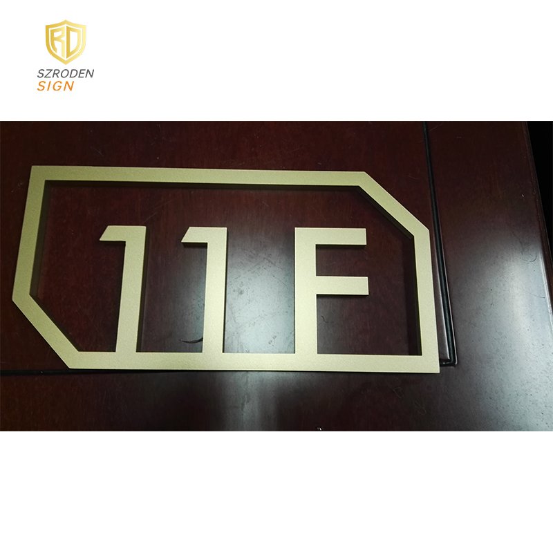 Door Plates Hotel Door Number Light Custom Apartment House Number Signage Door Sign Plate Room Number for Hotel