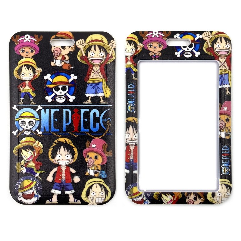 One Piece Lanyard Anime Neck Strap Keys ID Card Mobile Phone USB Badge Holder Porte Bus Bank Credit Case Accessories Keychain