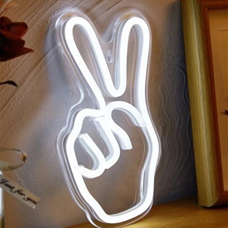 Free Standing Table Neon Lamp Custom Wedding Table Neon Sign Reception Table Business Sign Kids Toy with Holder Stand