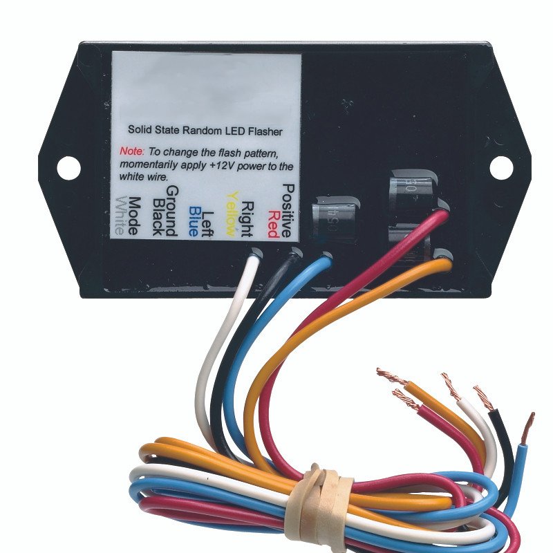 Strobe Style LED Flasher for 7 Patterns