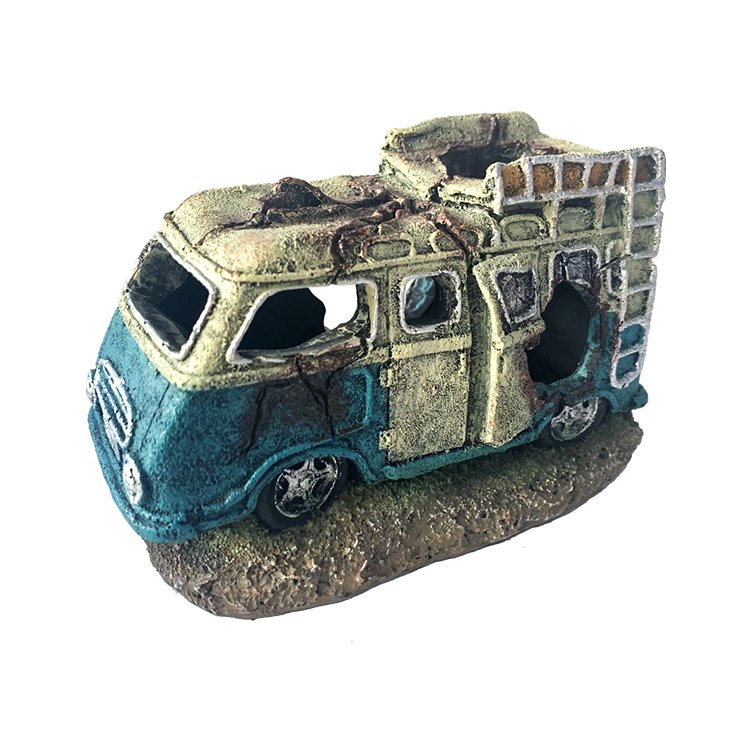 Artificial Landscaping Resin Crafts Aquarium Bus Fish Tank Ornament Aquarium and Accessories